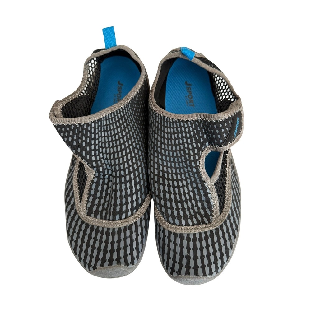 JSport by Jambu Mermaid Water Shoes Black Grey Mesh SJ17MER91 Womens 9M